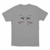 Bloody Anime Eyes Unisex T Shirt Grey