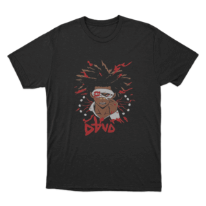D4vd Anime Character Unisex T Shirt Black