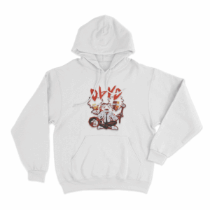D4vd Anime Unisex Hoodie White