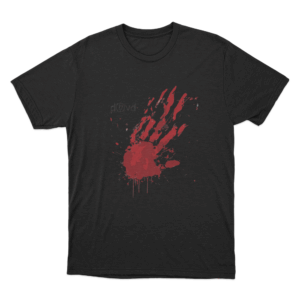 D4vd Bloody Handprint Unisex T Shirt Black