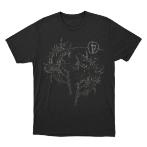 Dripping Dark Font Unisex T Shirt Black