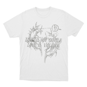 Dripping Dark Font Unisex T Shirt White