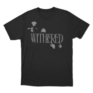 Withered Rose Unisex T Shirt Black