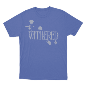 Withered Rose Unisex T Shirt Blue